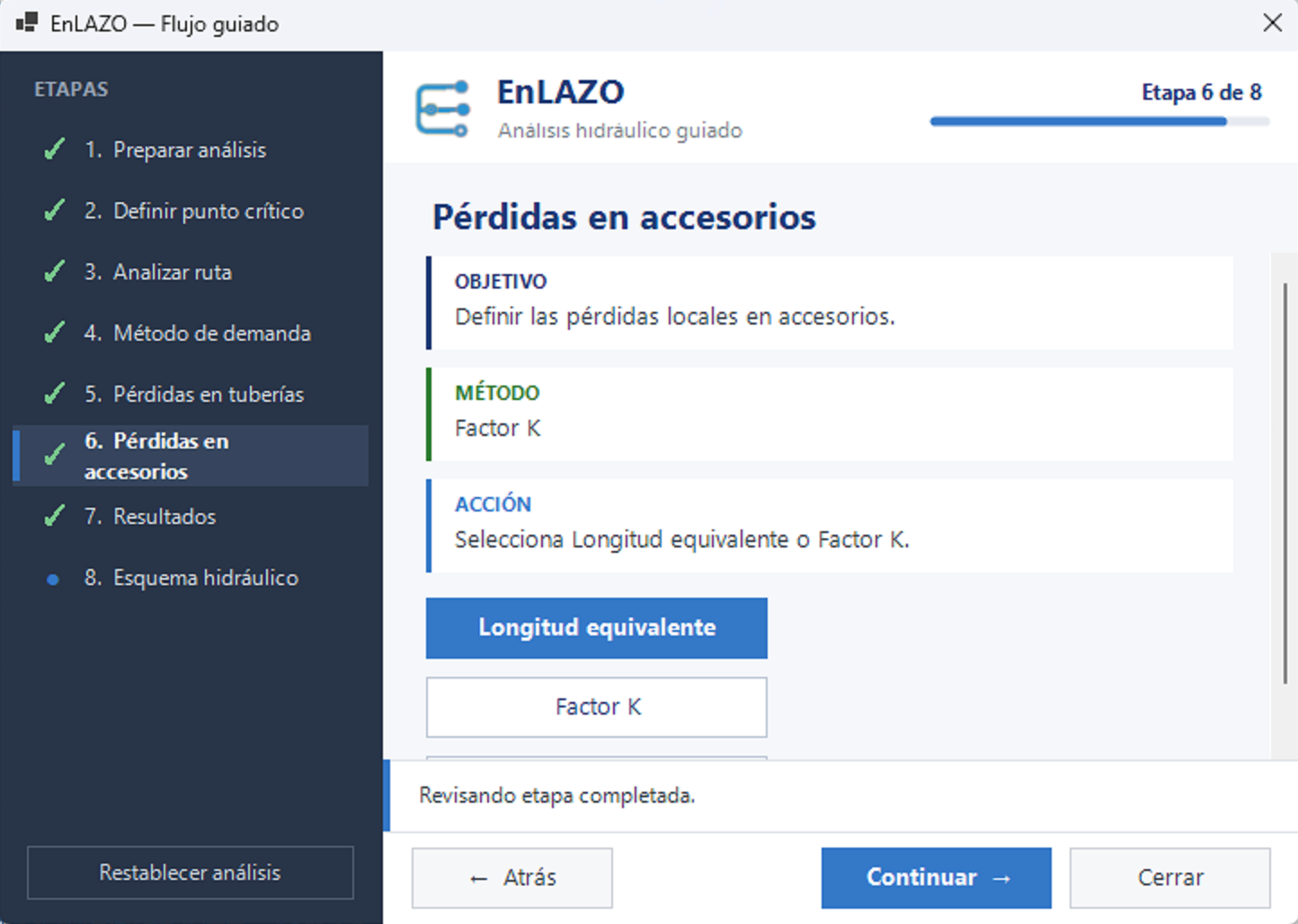 Pérdidas locales — EnLAZO